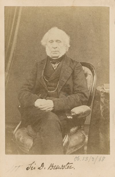 Sir D Brewster by English Photographer